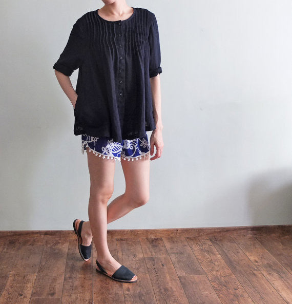 Hinoki blouse {organic/fair-trade cotton SOLD-OUT}