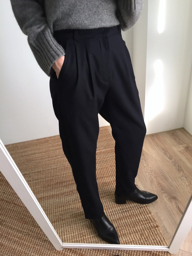 Mei wool trousers-more colours available