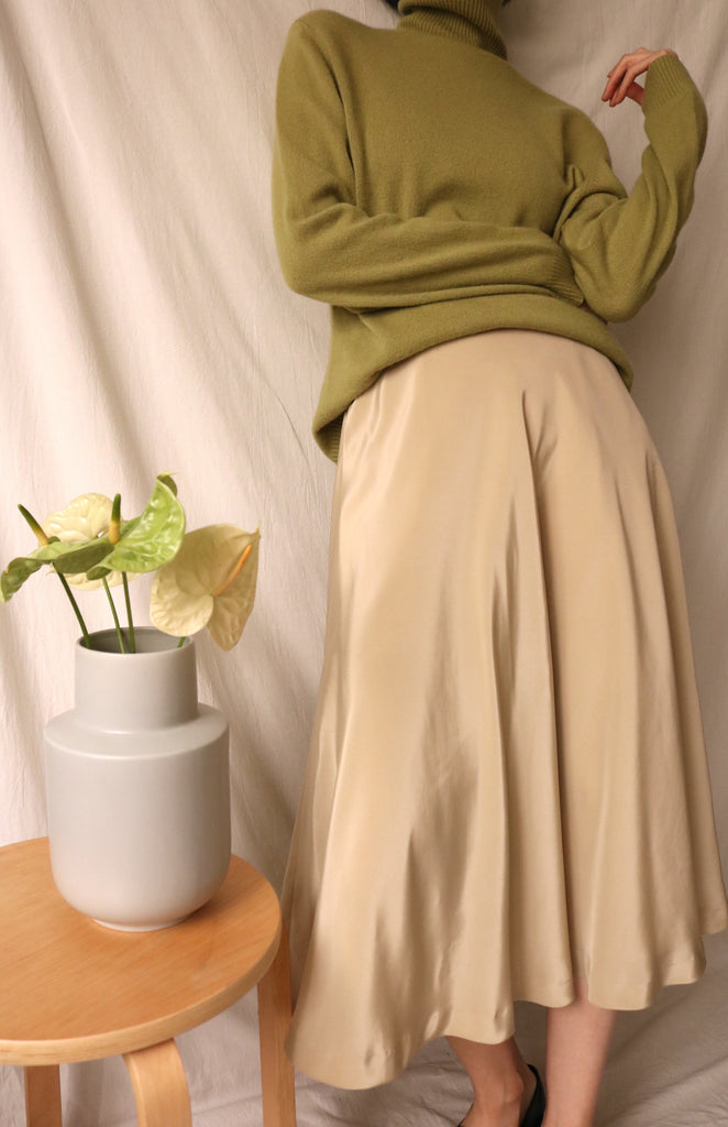 Coleen Sweater {Granny Smith, merino wool, only sz M/L left}  Sample clearance
