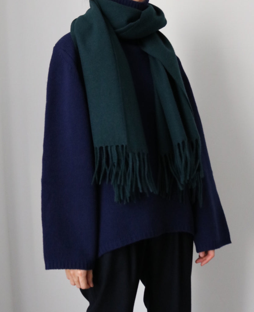 Lambswool scarf -Evergreen {more colours available}