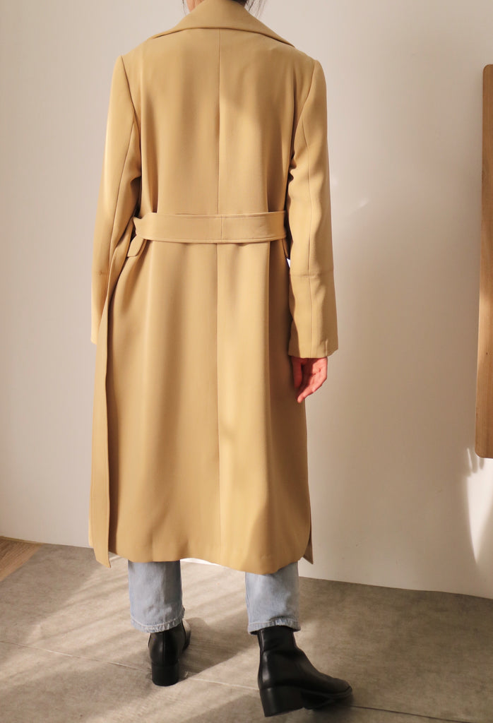 butterscotch trench coat (limited edition,fabric is imported from Japan)