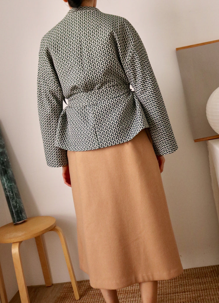 Lis Kimono Wrap Jacket { Limited Edition , French-made woven fabric }