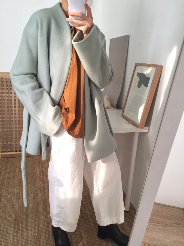 Ishiji Kimono Coat (Matcha)sold out