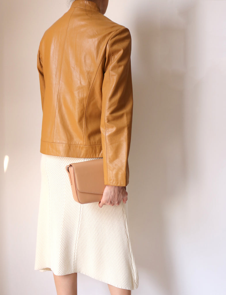 Lea Jacket- (sheepskin leather,korean vintage)-sold out