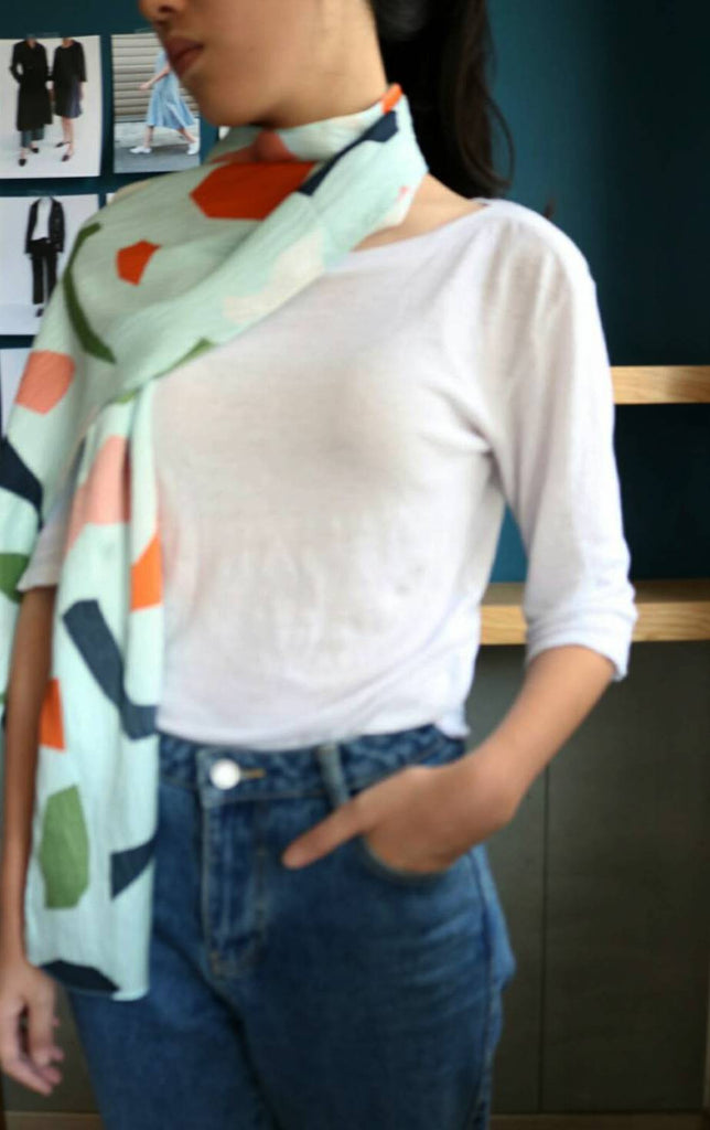 terrazzo scarf-sold out